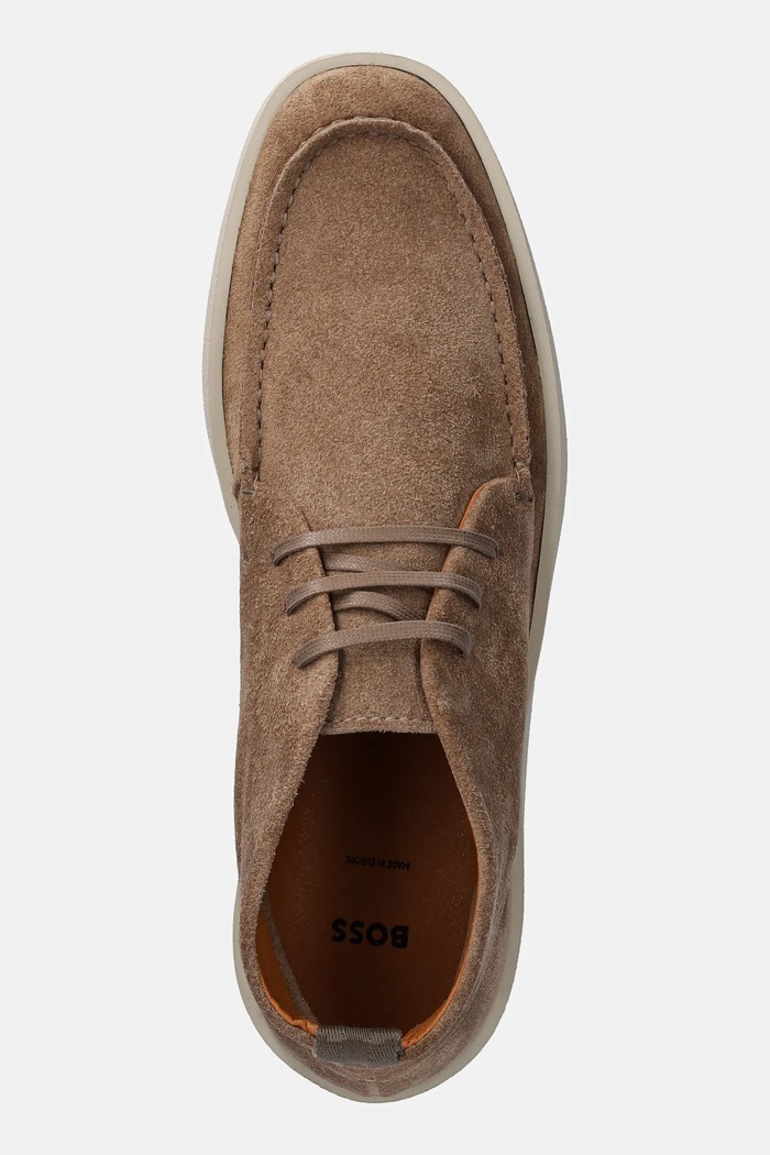 Semišové polobotky BOSS Clay hnědá 50536160.260