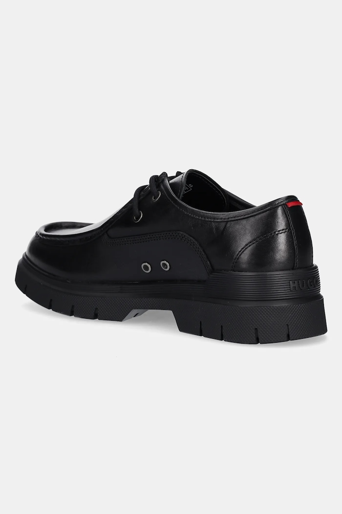 Încălțăminte HUGO Pantofi de piele Ryan 50536171.001 negru