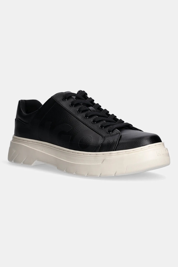 HUGO sneakersy Urian imitacja skóry licowej czarny 50536283.001