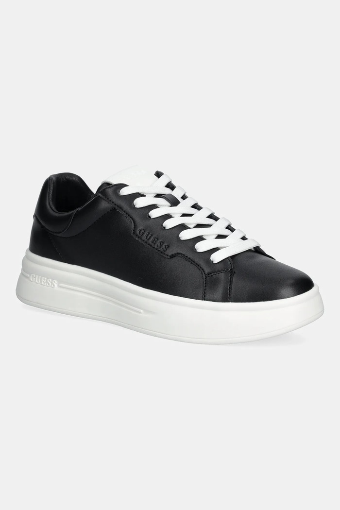 Guess sneakersy WINNO skóra powlekana czarny FMPWIN.ELE12.BLAWH
