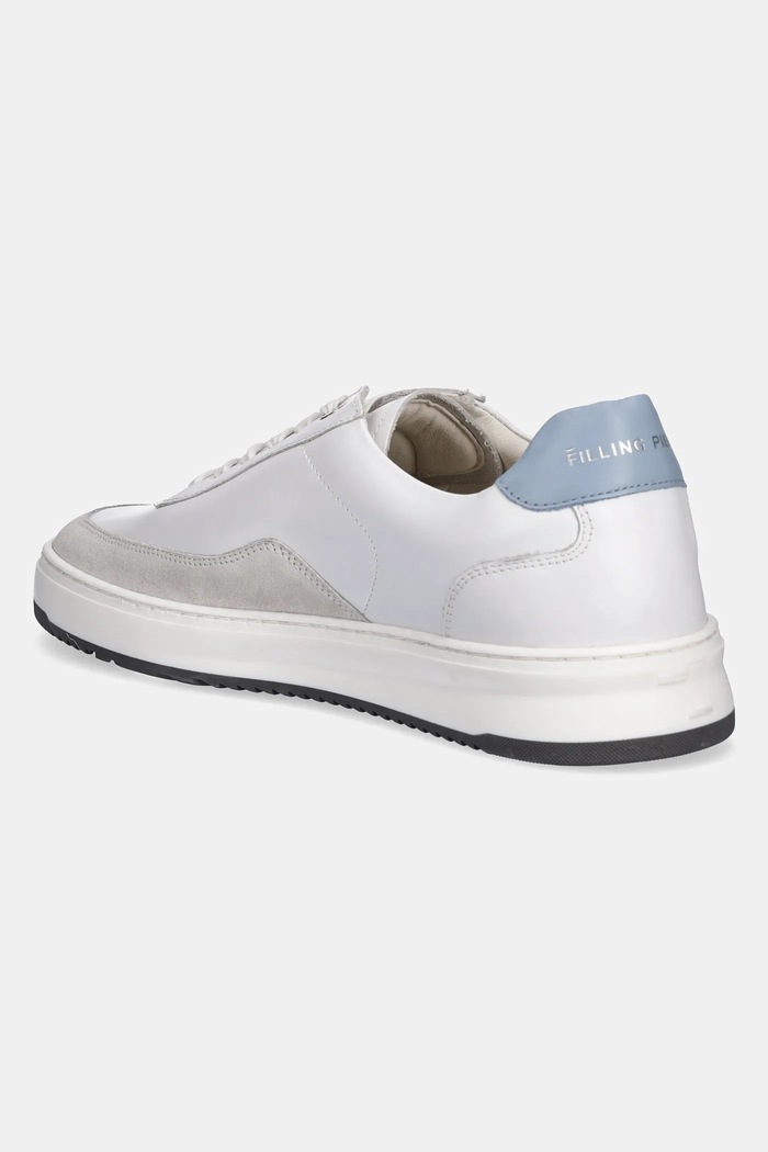 Παπούτσια Δερμάτινα sneakers Filling Pieces Mondo Squash Tag 46725651931 λευκό