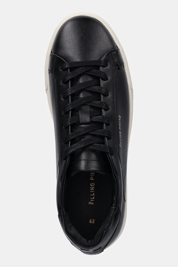 Δερμάτινα sneakers Filling Pieces Tiebreak Core μαύρο 78913681861
