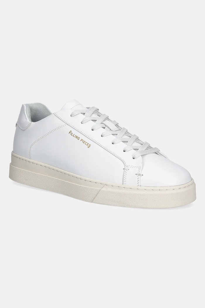 Δερμάτινα sneakers Filling Pieces Tiebreak Core μικρό λευκό 78913681901