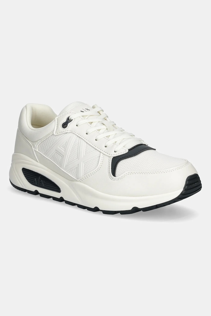 Armani Exchange sneakersy imitacja skóry licowej beżowy XUX239.XV909.U384