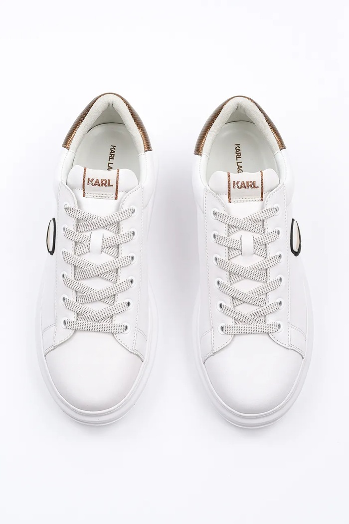 Δερμάτινα sneakers Karl Lagerfeld KAPRI MENS NFT λευκό KL52531M.01Z