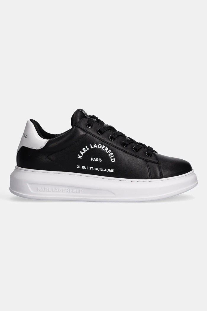 Δερμάτινα sneakers Karl Lagerfeld KAPRI MENS KL52538K.000 μαύρο SS25