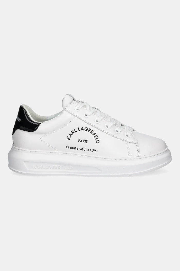 Karl Lagerfeld bőr sportcipő KAPRI MENS KL52538K.011 fehér SS25