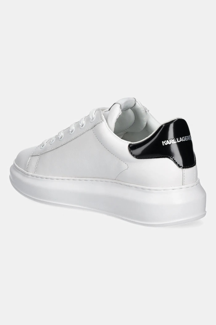 Cipők Karl Lagerfeld bőr sportcipő KAPRI MENS KL52538K.011 fehér