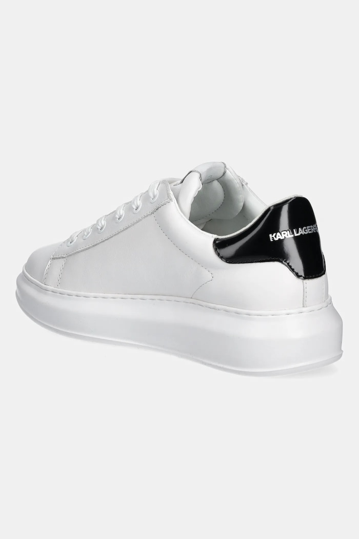 Cipők Karl Lagerfeld bőr sportcipő KAPRI MENS KL52538K.011 fehér