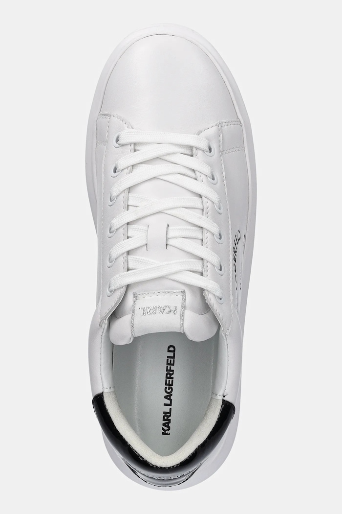 Karl Lagerfeld bőr sportcipő KAPRI MENS fehér KL52538K.011