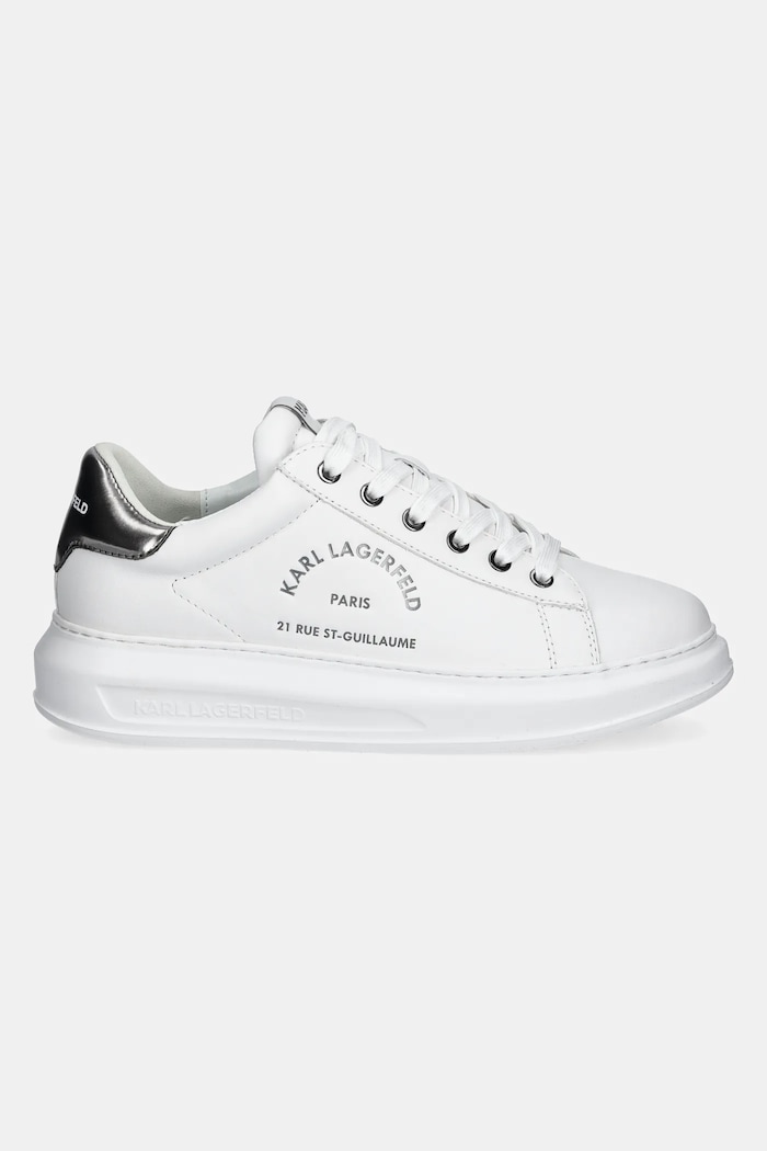 Kožené tenisky Karl Lagerfeld KAPRI MENS KL52538K.01S bílá SS25