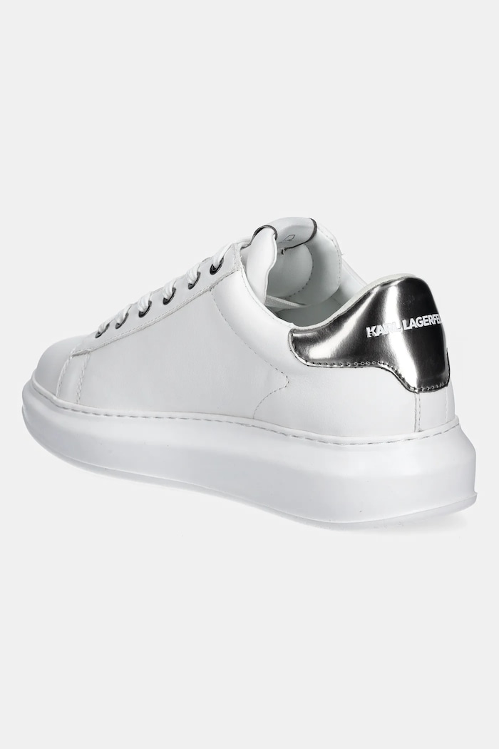 Boty Kožené tenisky Karl Lagerfeld KAPRI MENS KL52538K.01S bílá