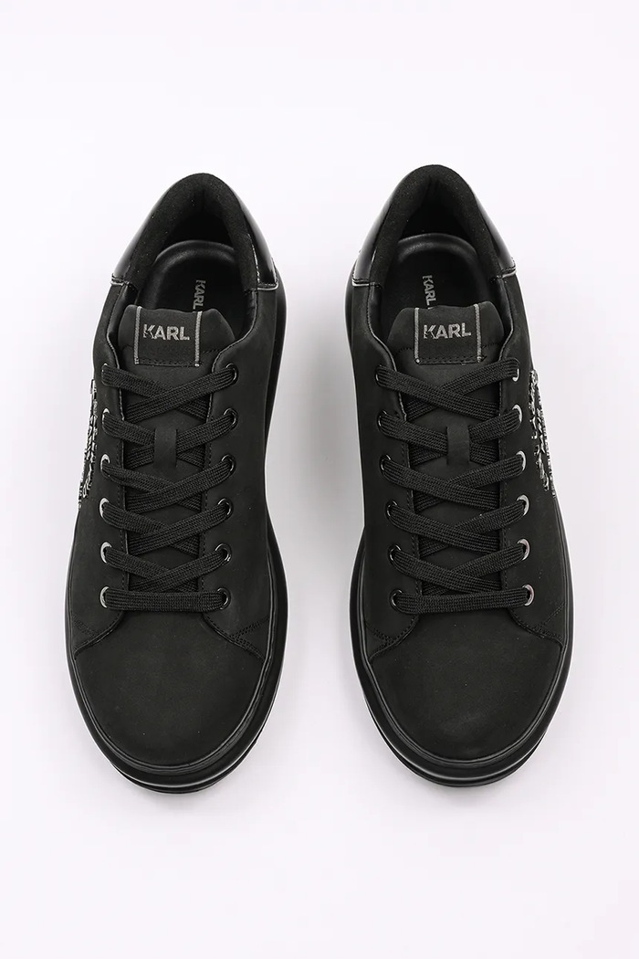 Semišové tenisky Karl Lagerfeld KAPRI MENS černá KL52537K.20X
