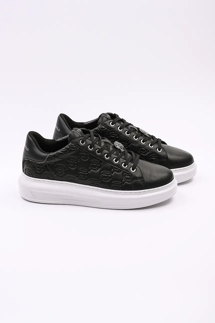 Δερμάτινα sneakers Karl Lagerfeld KAPRI MENS NFT KL52523F.000 μαύρο SS25