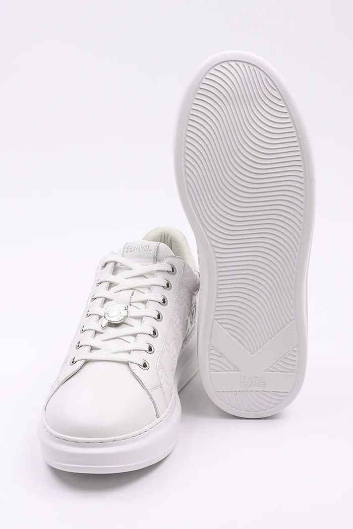 Karl Lagerfeld sneakersy skórzane KAPRI MENS NFT KL52523F.01W biały