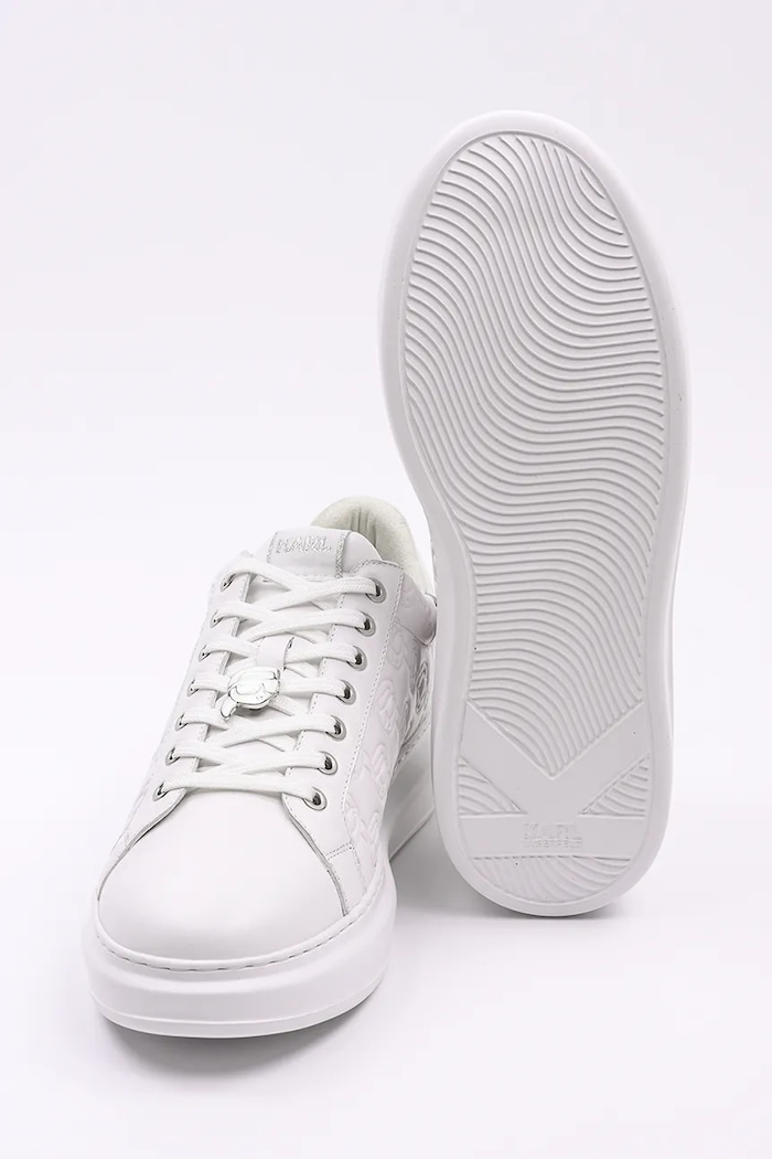 Karl Lagerfeld sneakersy skórzane KAPRI MENS NFT KL52523F.01W biały