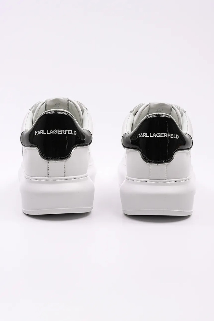 Boty Kožené tenisky Karl Lagerfeld KAPRI MENS KL52515V.011 bílá