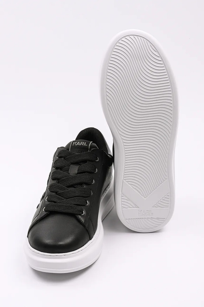 Kožené tenisky Karl Lagerfeld KAPRI MENS černá KL52511K.000