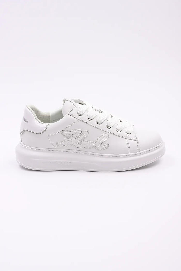 Karl Lagerfeld sneakersy skórzane KAPRI MENS niska biały KL52511K.01W