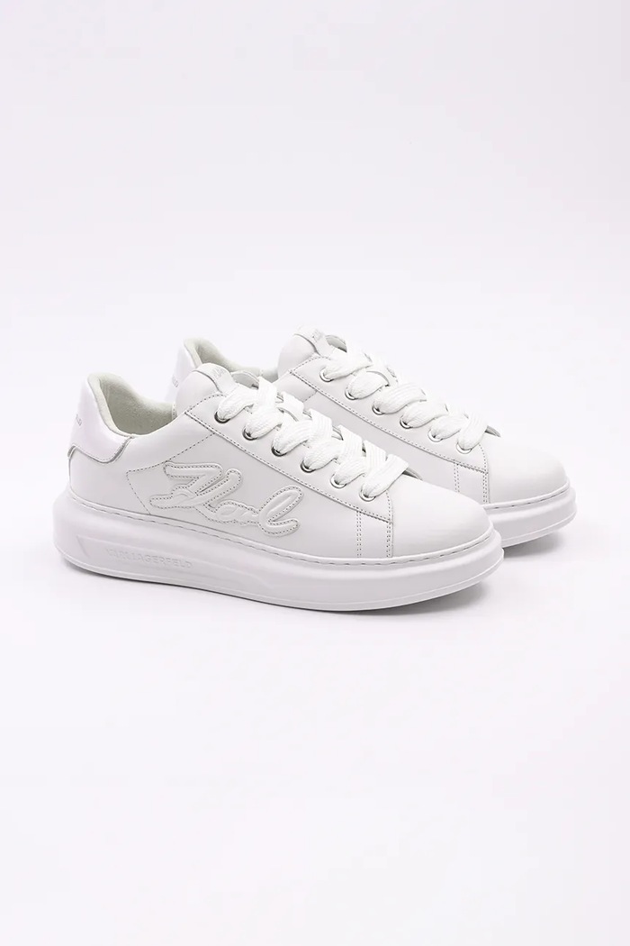 Karl Lagerfeld sneakersy skórzane KAPRI MENS KL52511K.01W biały SS25