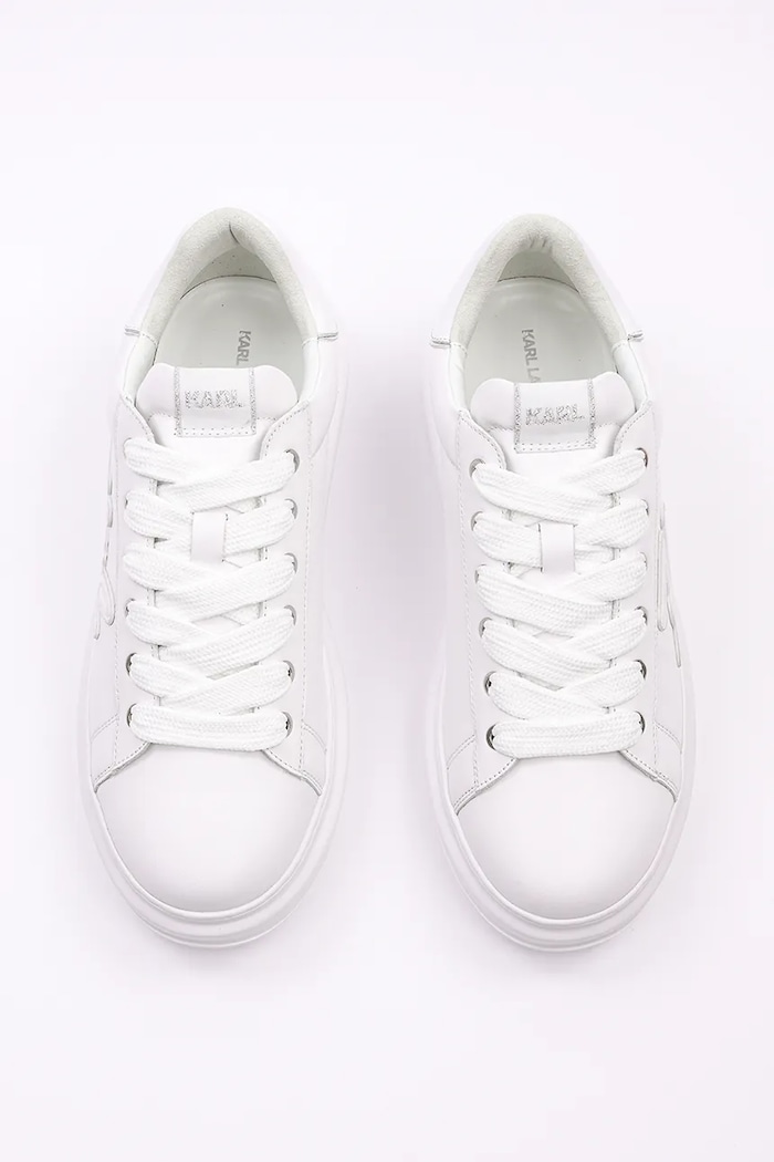 Obuwie Karl Lagerfeld sneakersy skórzane KAPRI MENS KL52511K.01W biały