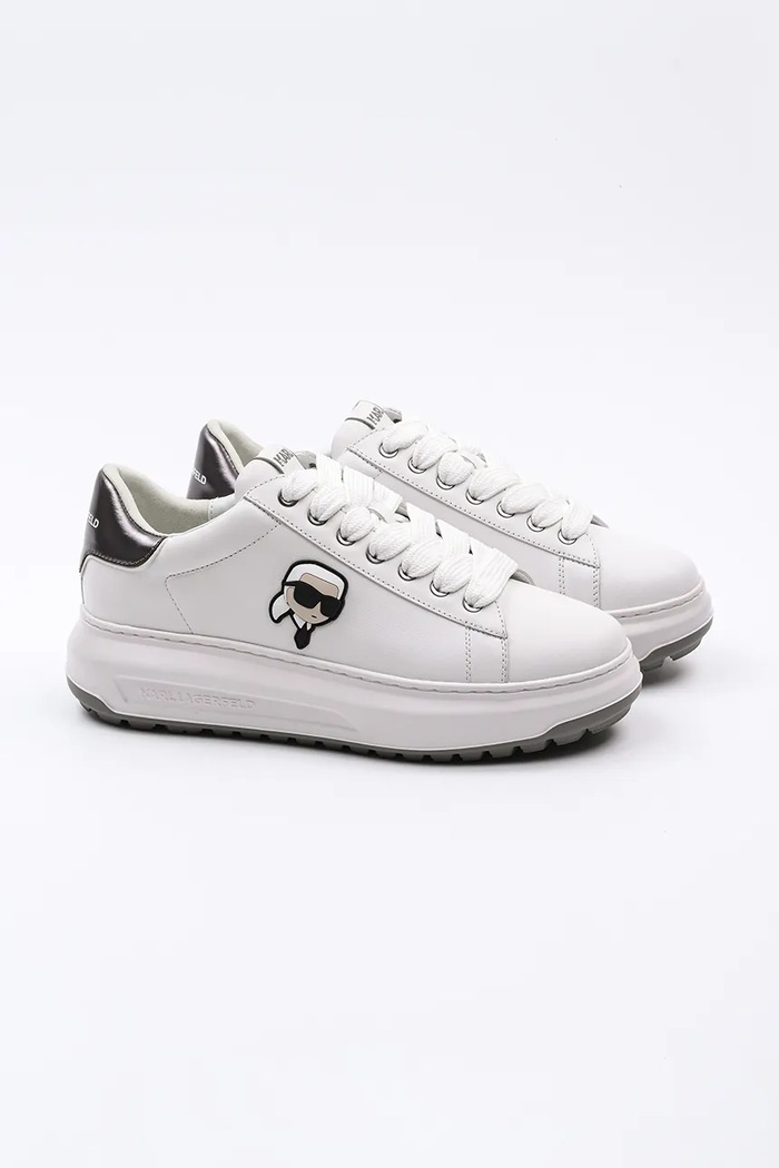 Karl Lagerfeld sneakersy skórzane KAPRI LUG KL57530.01S biały SS25