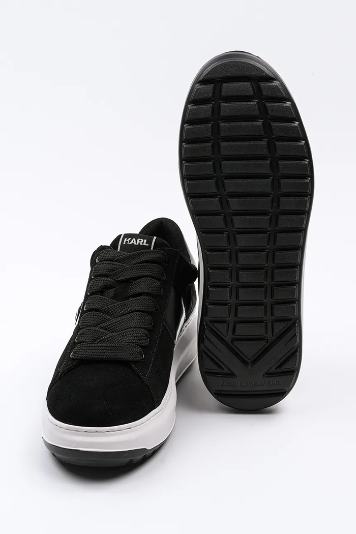Nubuck sneakers Karl Lagerfeld KAPRI LUG KL57527.20X μαύρο