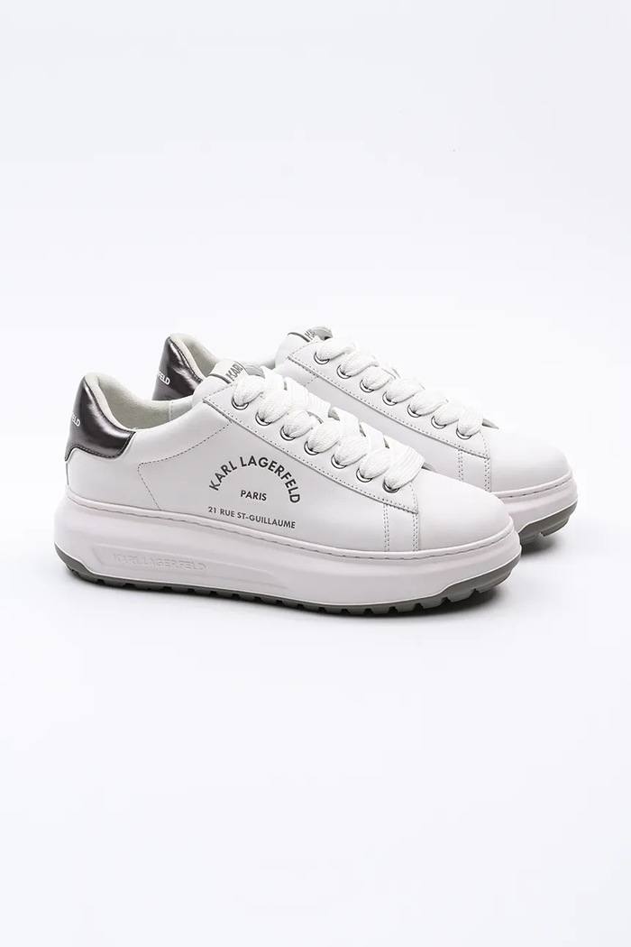 Δερμάτινα sneakers Karl Lagerfeld KAPRI LUG KL57538.01S λευκό SS25