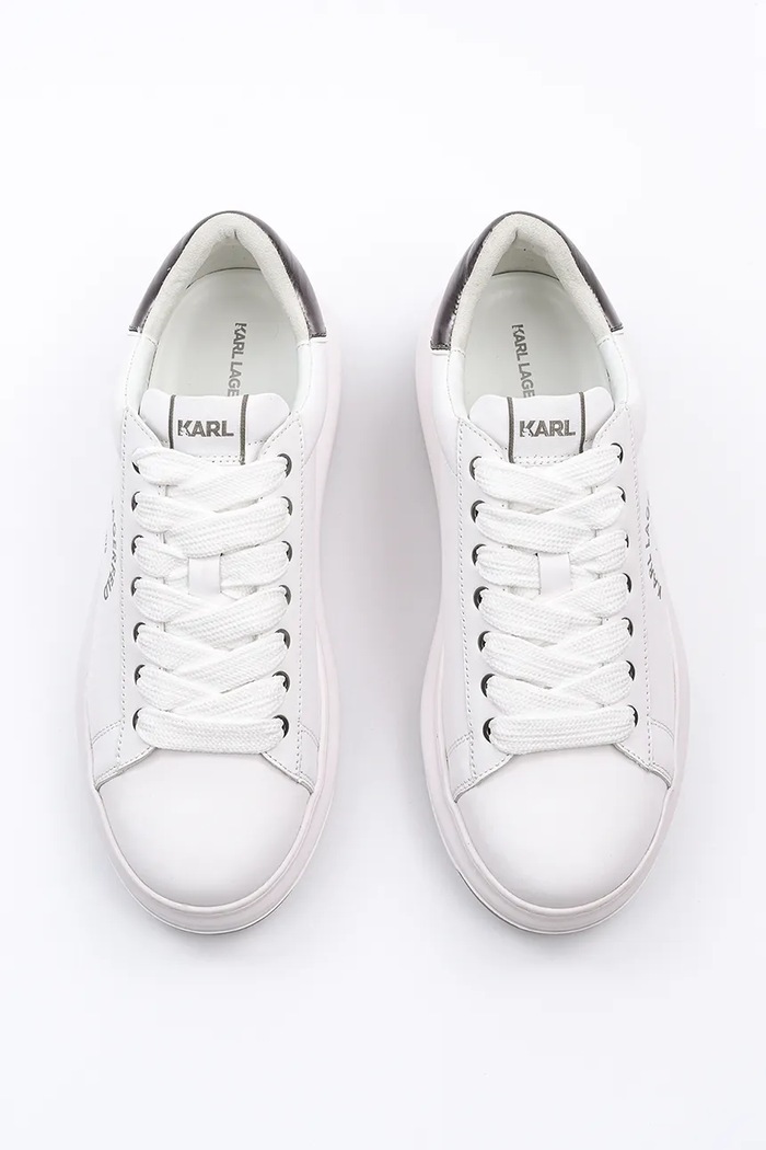 Δερμάτινα sneakers Karl Lagerfeld KAPRI LUG λευκό KL57538.01S