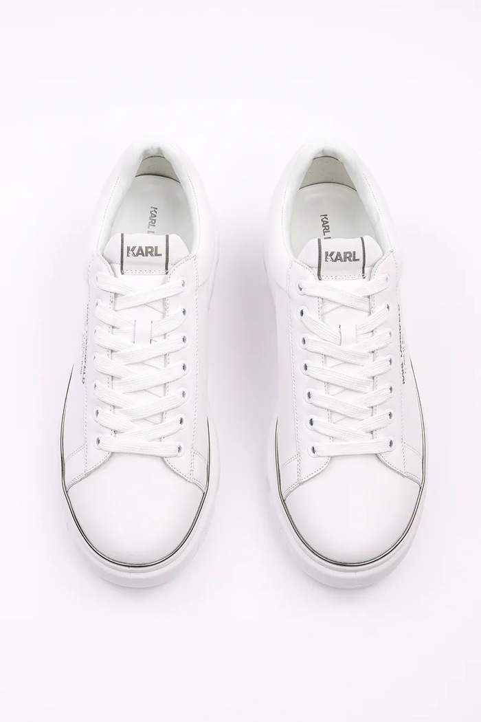 Кожени маратонки Karl Lagerfeld KAPRI KITE RSG бял KL54525.011