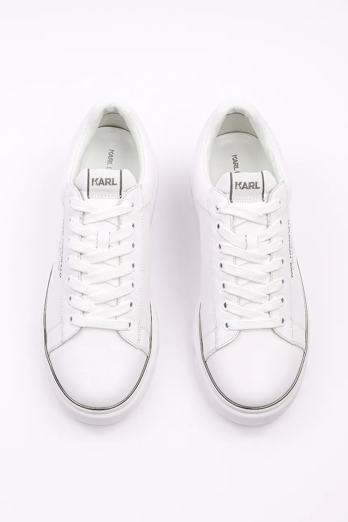 Кожени маратонки Karl Lagerfeld KAPRI KITE RSG бял KL54525.011