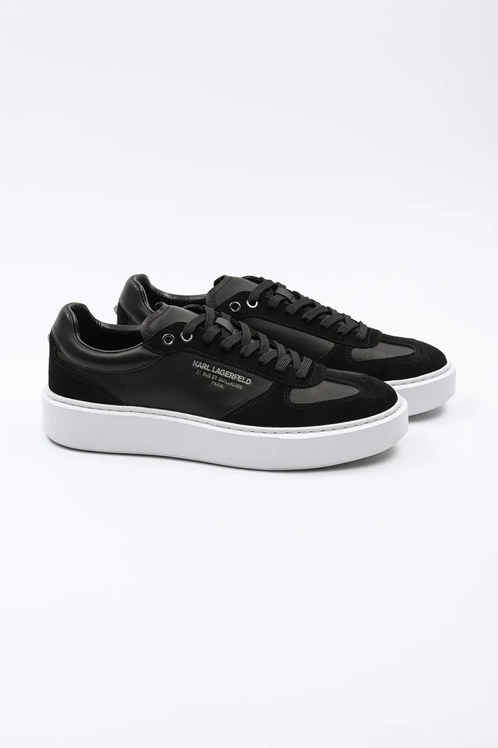 Δερμάτινα sneakers Karl Lagerfeld MAXI KUP RSG KL52235.300 μαύρο SS25