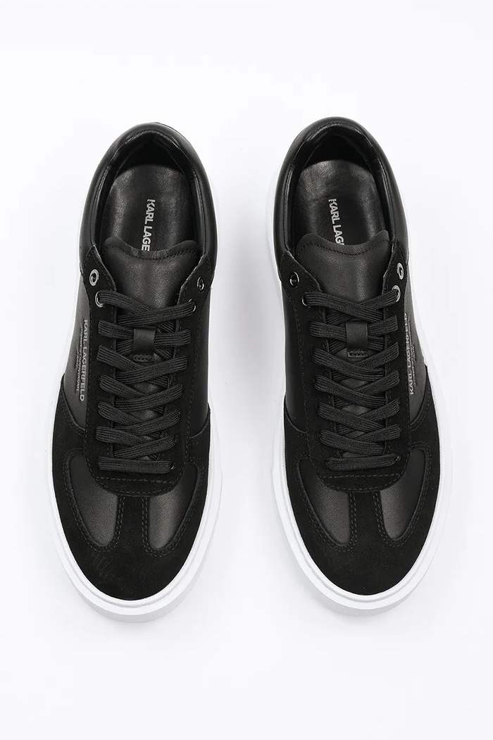 Παπούτσια Δερμάτινα sneakers Karl Lagerfeld MAXI KUP RSG KL52235.300 μαύρο