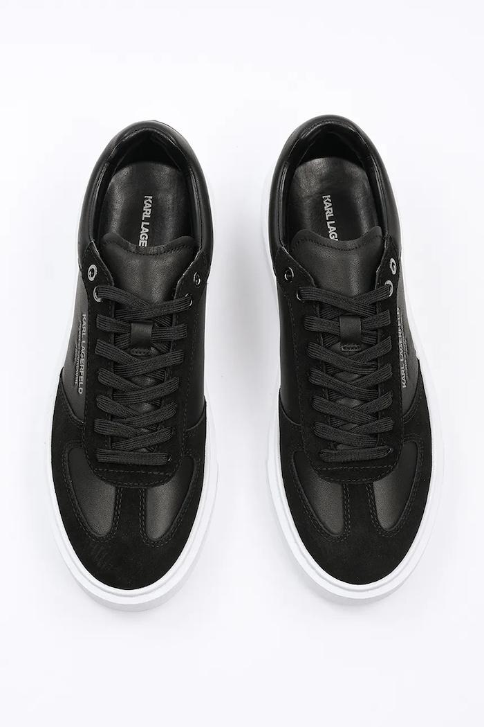 Παπούτσια Δερμάτινα sneakers Karl Lagerfeld MAXI KUP RSG KL52235.300 μαύρο