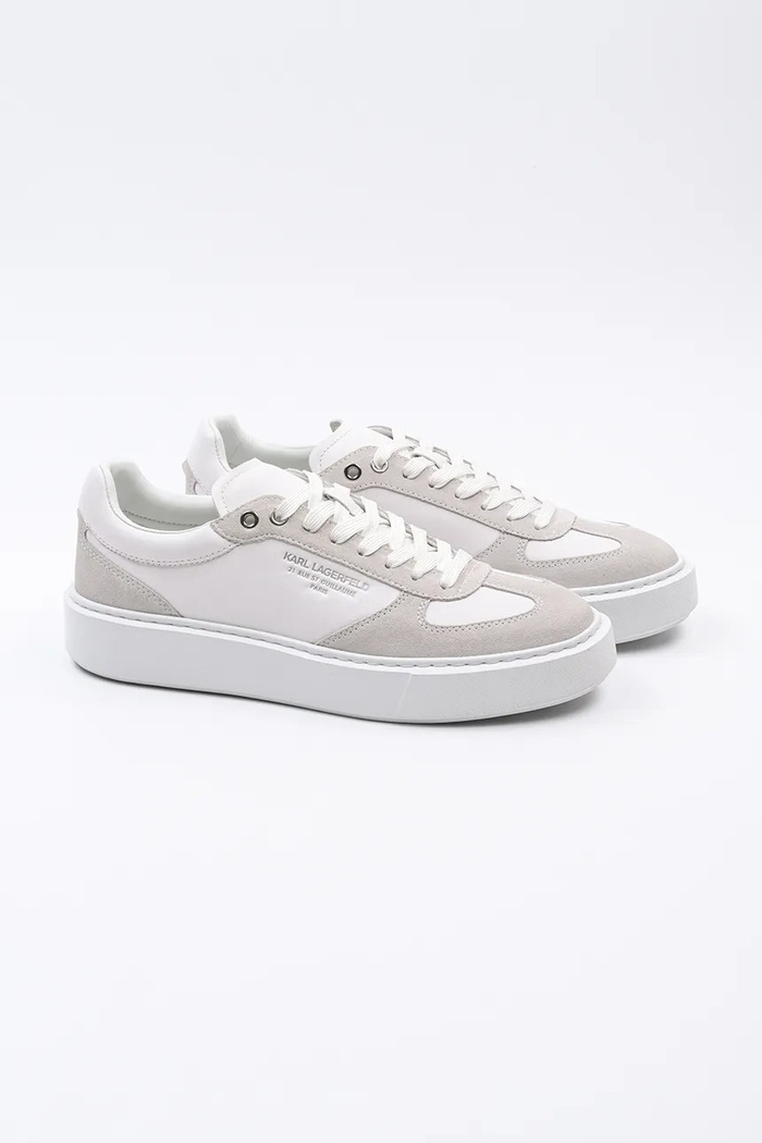 Kožené tenisky Karl Lagerfeld MAXI KUP RSG KL52235.311 bílá SS25