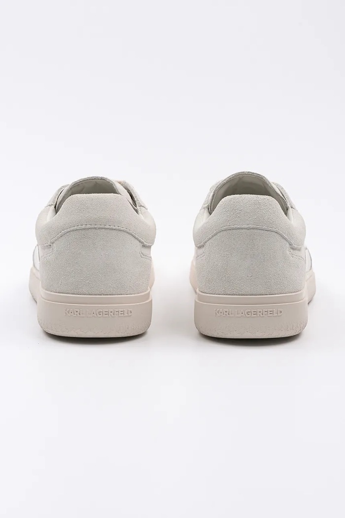 Obuwie Karl Lagerfeld sneakersy skórzane ATLAS KL51837.5T1 beżowy