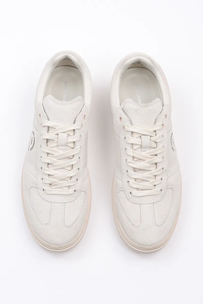 Karl Lagerfeld sneakersy skórzane ATLAS KL51837.5T1 beżowy
