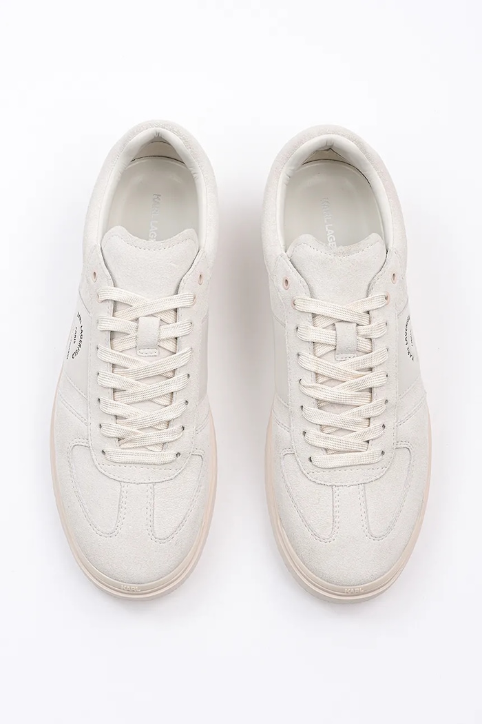 Karl Lagerfeld sneakersy skórzane ATLAS KL51837.5T1 beżowy