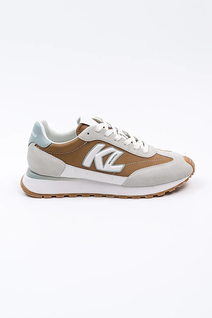 Karl Lagerfeld sneakersy KAIRO KL skóra zamszowa brązowy KL51124.421