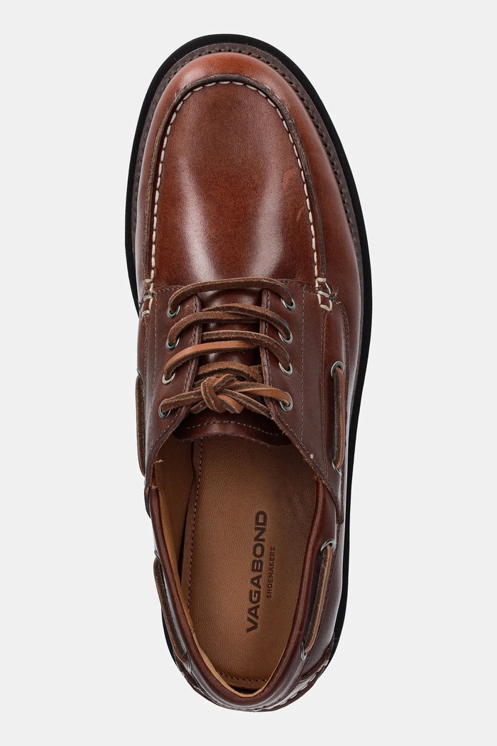 Δερμάτινα κλειστά παπούτσια Vagabond Shoemakers JAY καφέ 5977.001.27