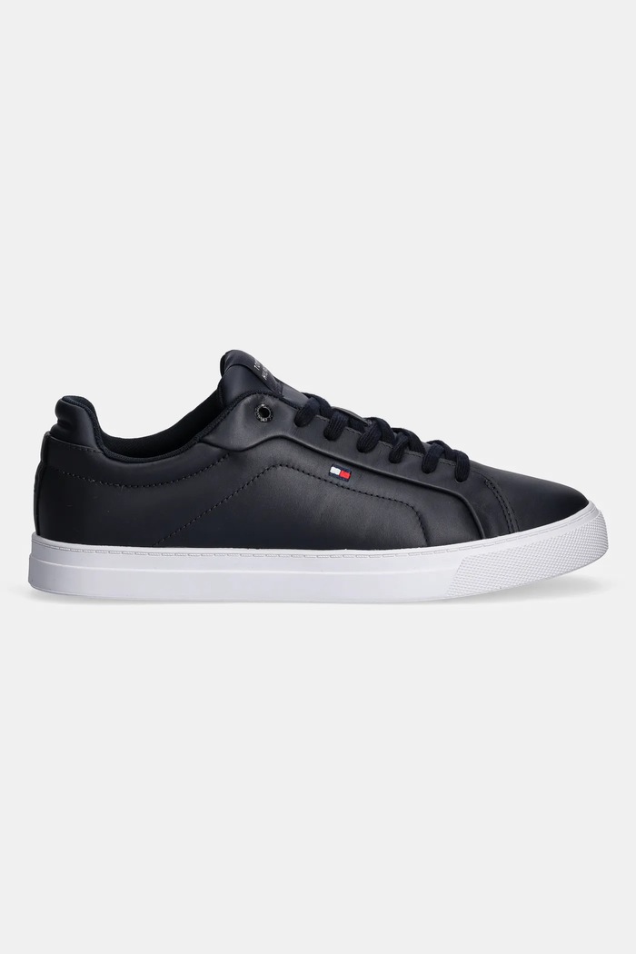 Tommy Hilfiger sneakersy skórzane ICON COURT LTH FLAG ESS FM0FM05317 granatowy SS26