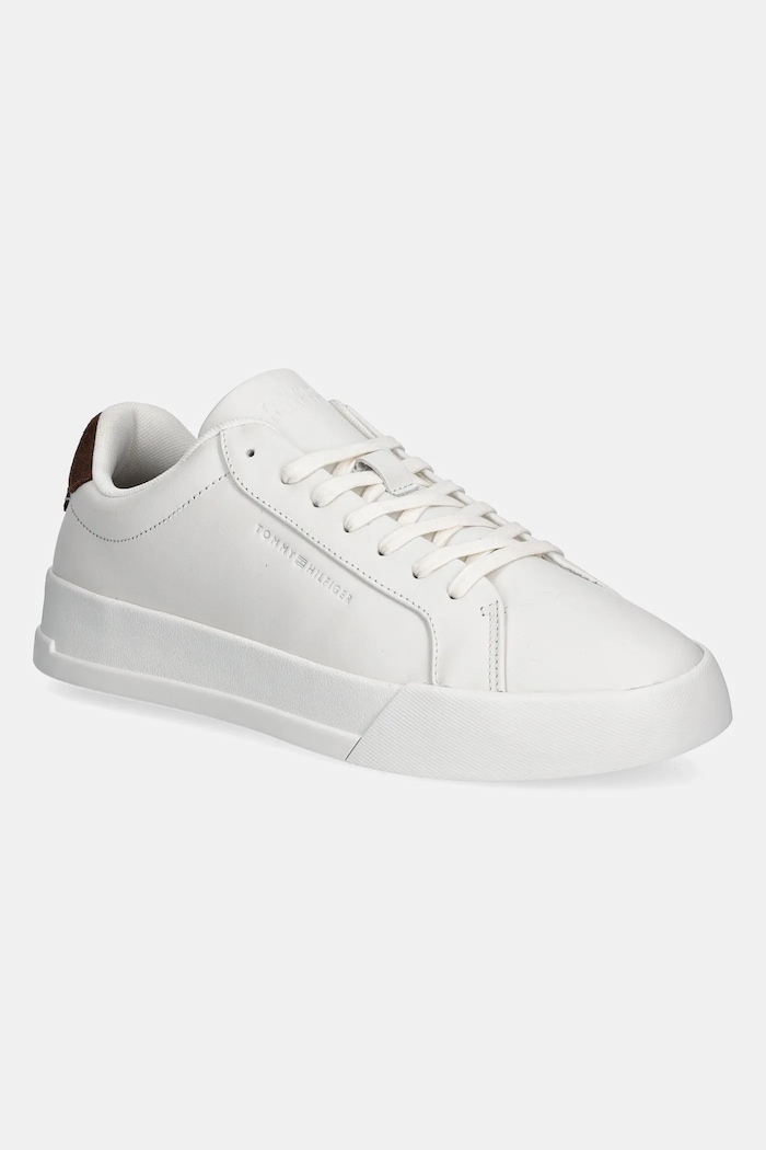 Tommy Hilfiger Sneakersy TH COURT BETTER LTH biały FM0FM05322