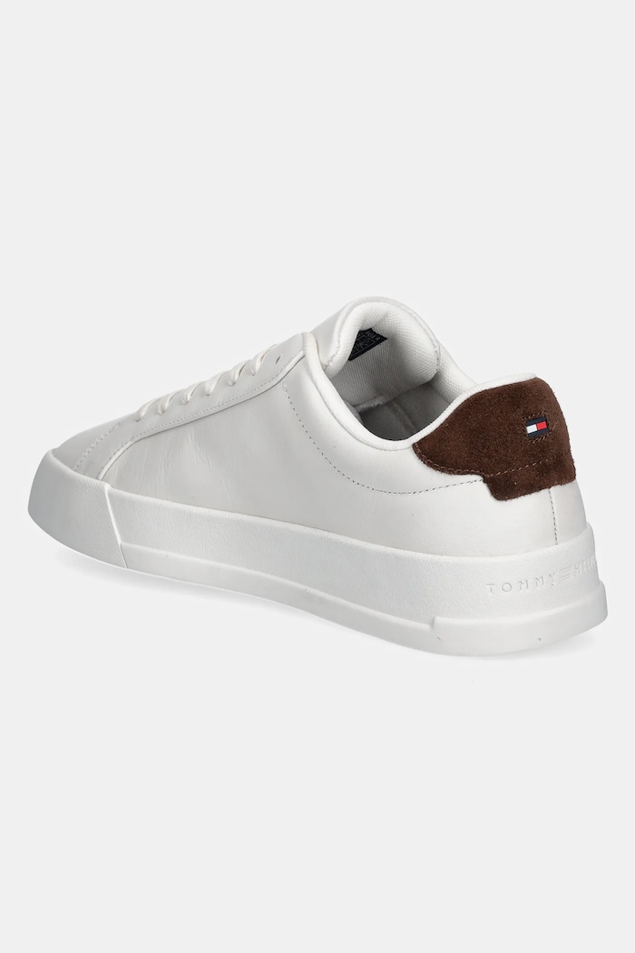 Obuwie Tommy Hilfiger Sneakersy TH COURT BETTER LTH FM0FM05322 biały