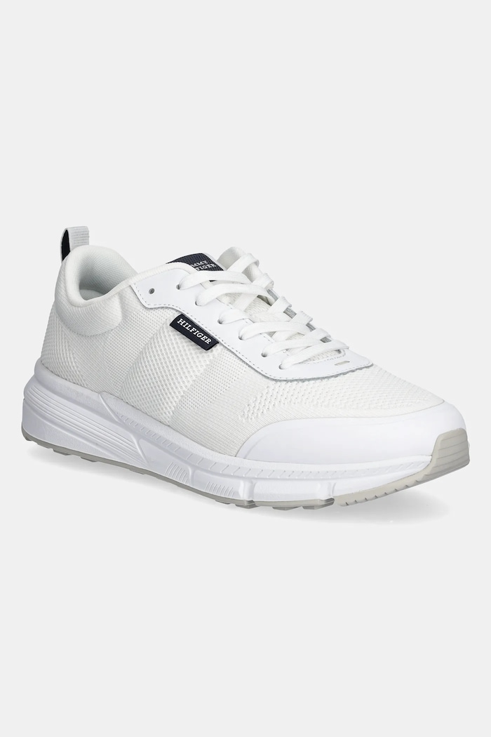 Tommy Hilfiger sneakersy LIGHTWEIGHT MODERN KNIT RUNNER syntetyczny biały FM0FM05326