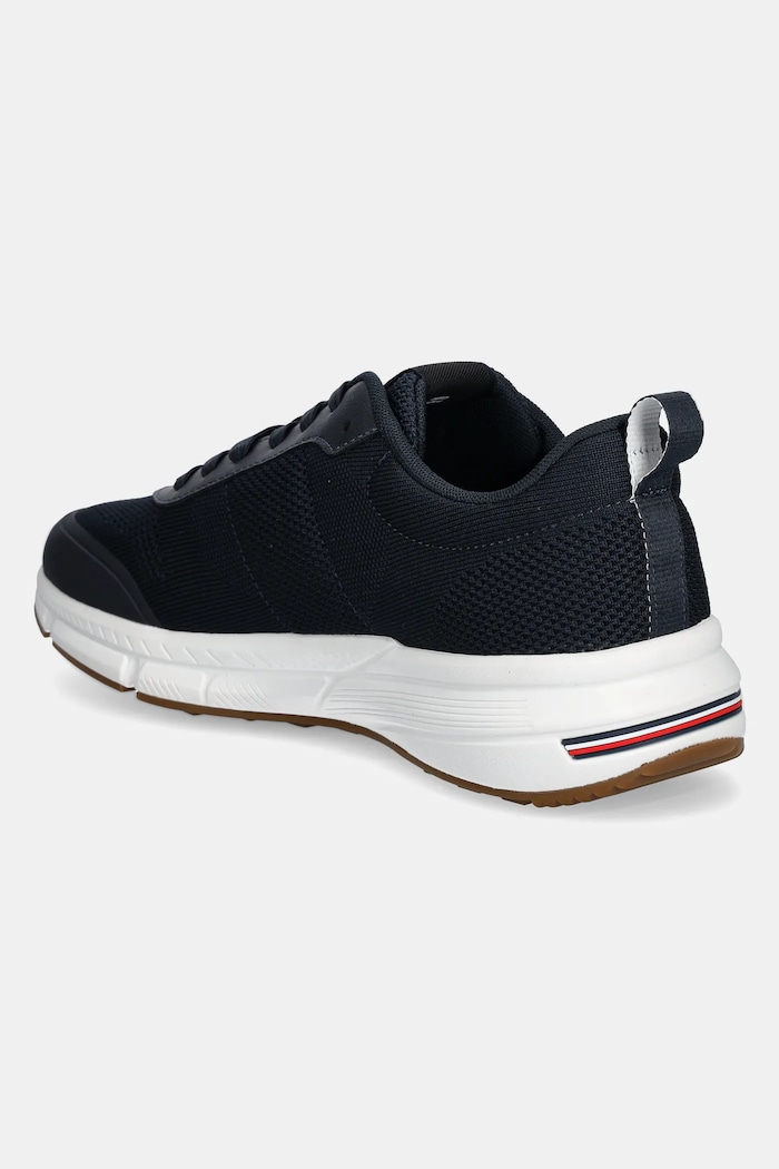 Obuwie Tommy Hilfiger sneakersy LIGHTWEIGHT MODERN KNIT RUNNER FM0FM05326 granatowy