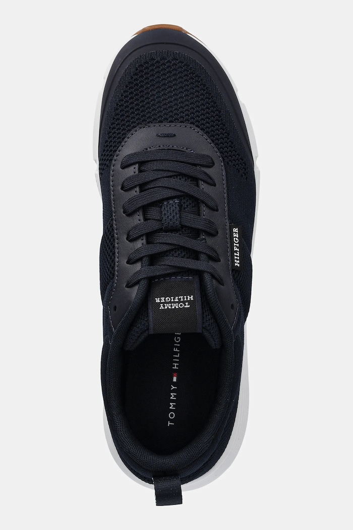 Tommy Hilfiger sneakersy LIGHTWEIGHT MODERN KNIT RUNNER granatowy FM0FM05326