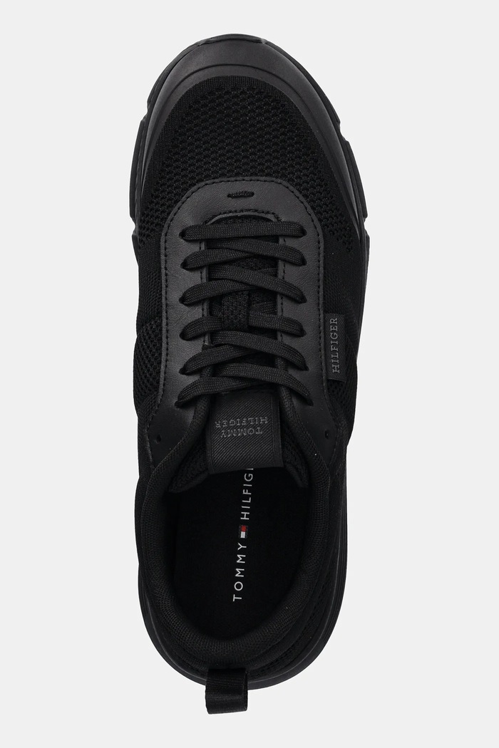 Tommy Hilfiger sneakersy LIGHTWEIGHT MODERN KNIT RUNNER czarny FM0FM05326