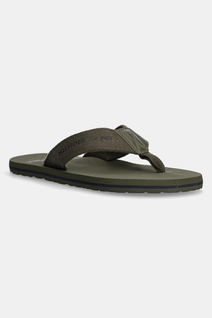 Tommy Hilfiger Japanke Tommy Hilfiger HILFIGER 85 BEACH SANDAL zelena FM0FM05339