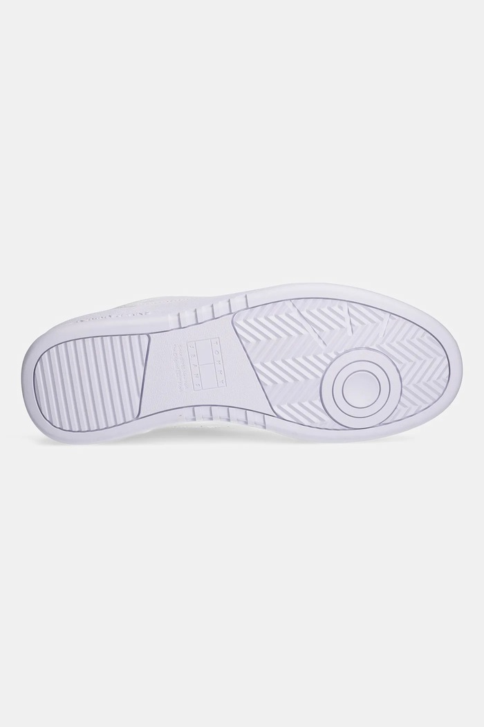 Kožené sneakers boty Tommy Jeans TJM CUPSOLE LEATHER ESS EM0EM01443 bílá