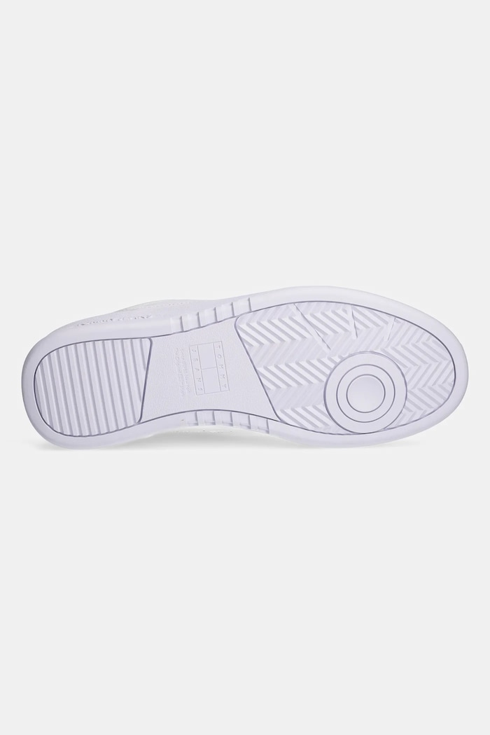 Kožené sneakers boty Tommy Jeans TJM CUPSOLE LEATHER ESS EM0EM01443 bílá